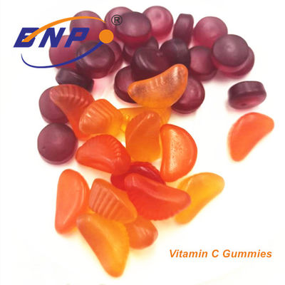 Rasa Alami Vitamin C Gummy Permen Gula Suplemen Makanan Gratis