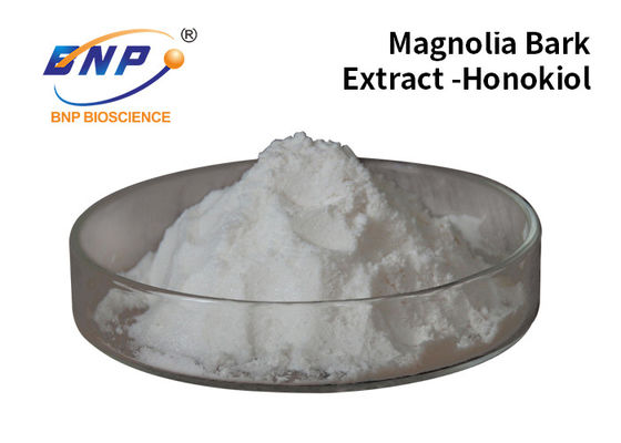 Suplemen Tumbuhan Alami Ekstrak Magnolia Officinalis Putih Magnolol 98%