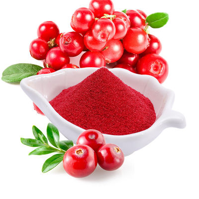 Bubuk Jus Cranberry Merah Pengeringan Sabuk Suhu Rendah
