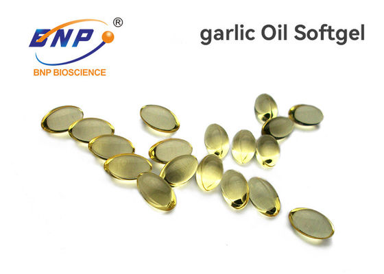 OEM Minyak Bawang Putih Vegan Softgel Capsule GMP Bersertifikat Kualitas Terbaik